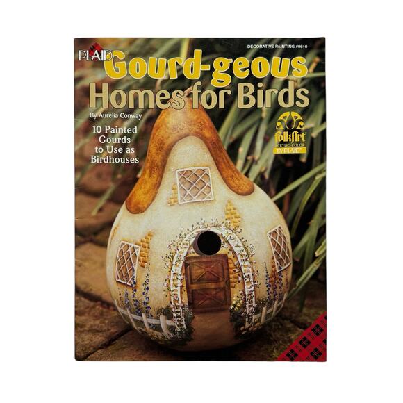 Vintage Gourd-geous Homes for Birds Decorative Painting Instruction Book 2001 - Picture 1 of 7